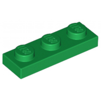 plaat 1x3 green